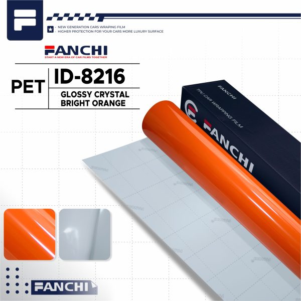 Glossy Crystal Bright Orange