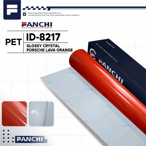 Glossy Crystal Porsche Lava Orange