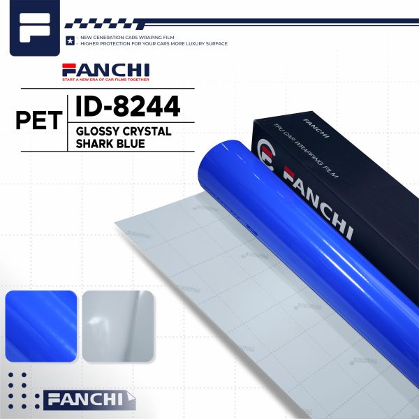 Glossy Crystal Shark Blue