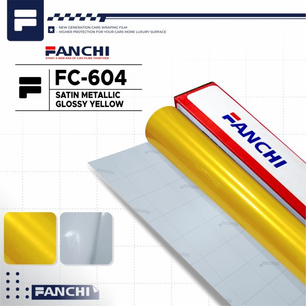 Satin Metallic Glossy Yellow