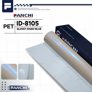 Glossy Khaki Blue