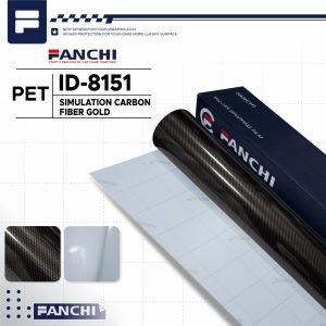 Simulation Carbon Fiber Gold