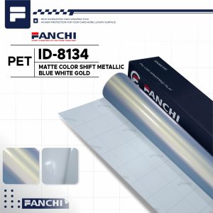 Matte Color Shift Metallic Blue White Gold