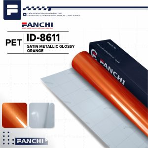 Satin Metallic Glossy Orange
