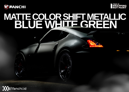Matte Color Shift Metallic Blue White Green