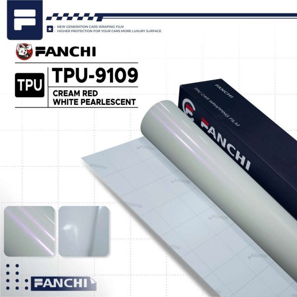 TPU – Cream Red White Pearlescent