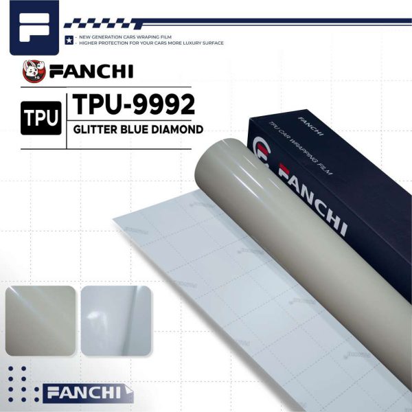 TPU - Glitter Blue Diamond