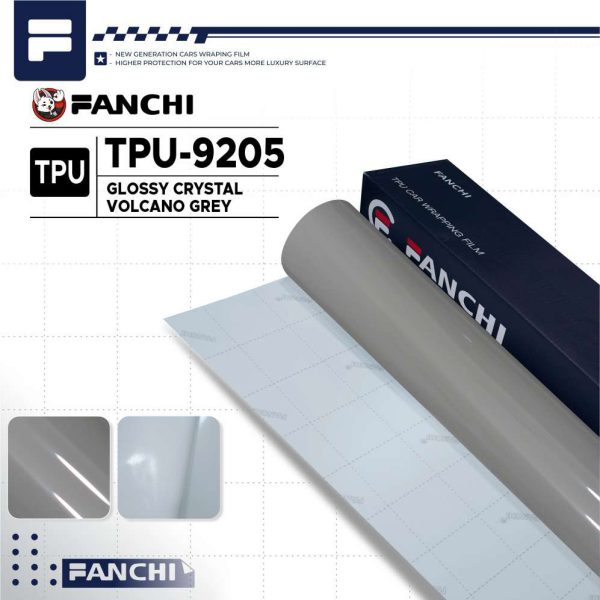 TPU - Glossy Crystal Volcano Grey