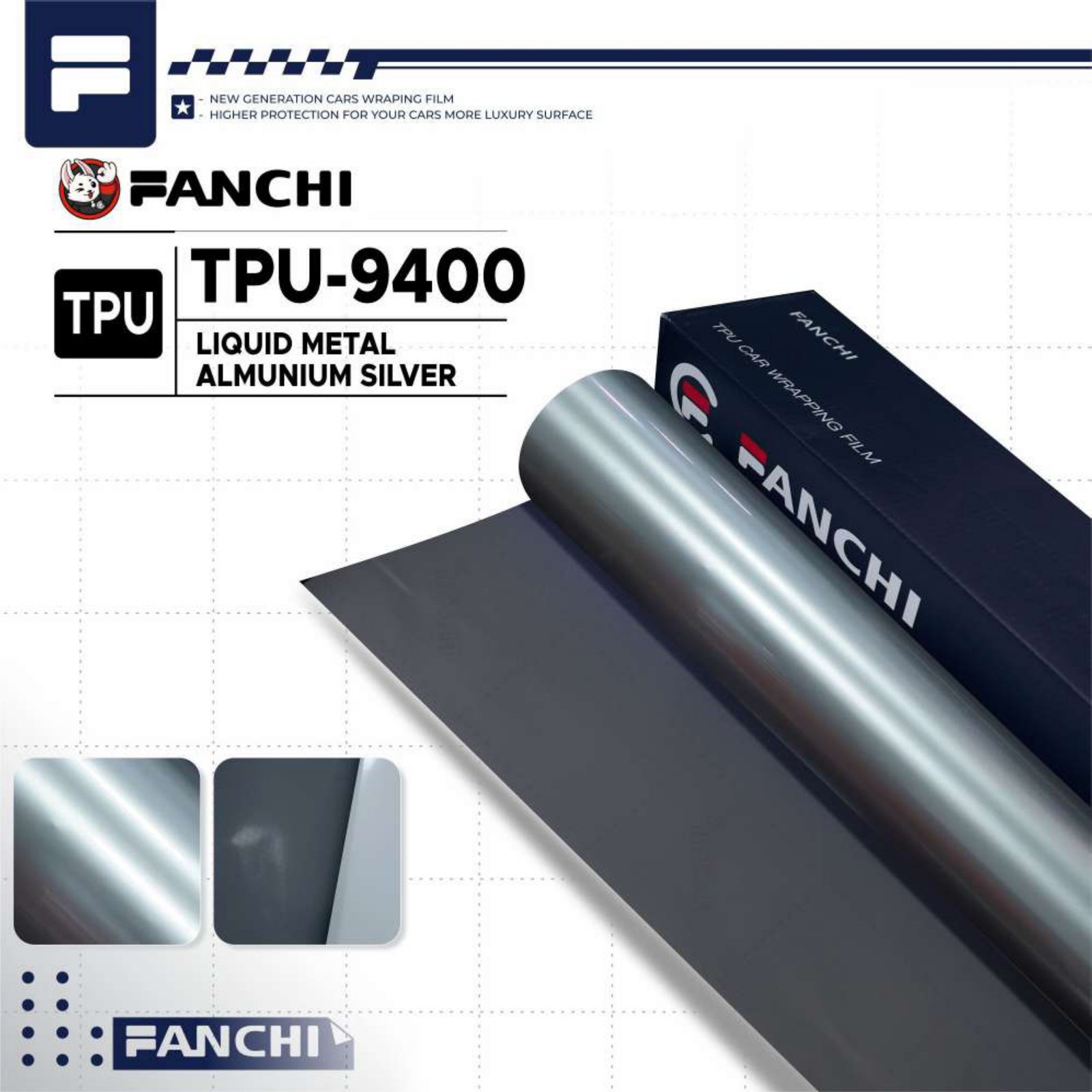 TPU - Liquid Metal Alumunium Silver - Achieving Extraordinary Achievments