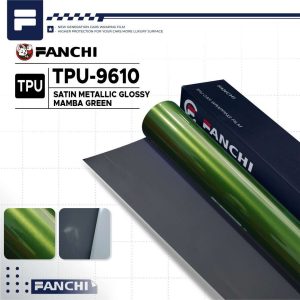 TPU - Satin Metallic Glossy Mamba Green