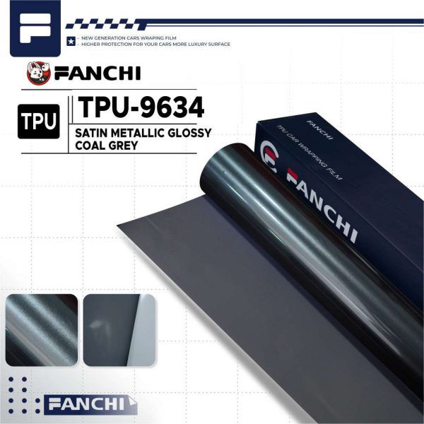 TPU – Satin Metallic Glossy Coal Grey