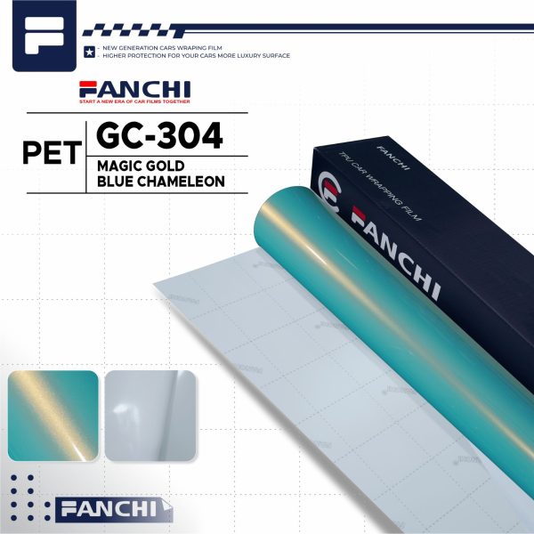 Magic Gold Blue Chameleon PET (Copy) (Copy)