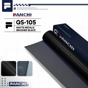 Matte Metallic Brushed Black