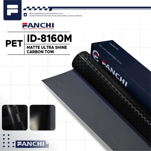 Matte Ultra Shine Carbon Tow