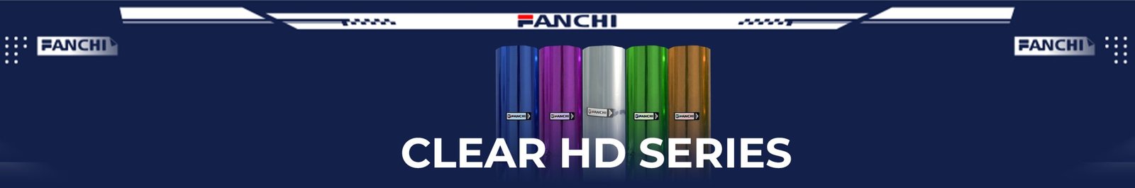 Transparant Film Biru Muda/Light Blue- Clear HD